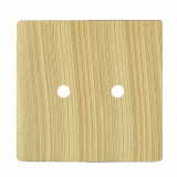 Placa p/ 2 Furos 4x4 - Novara Maple